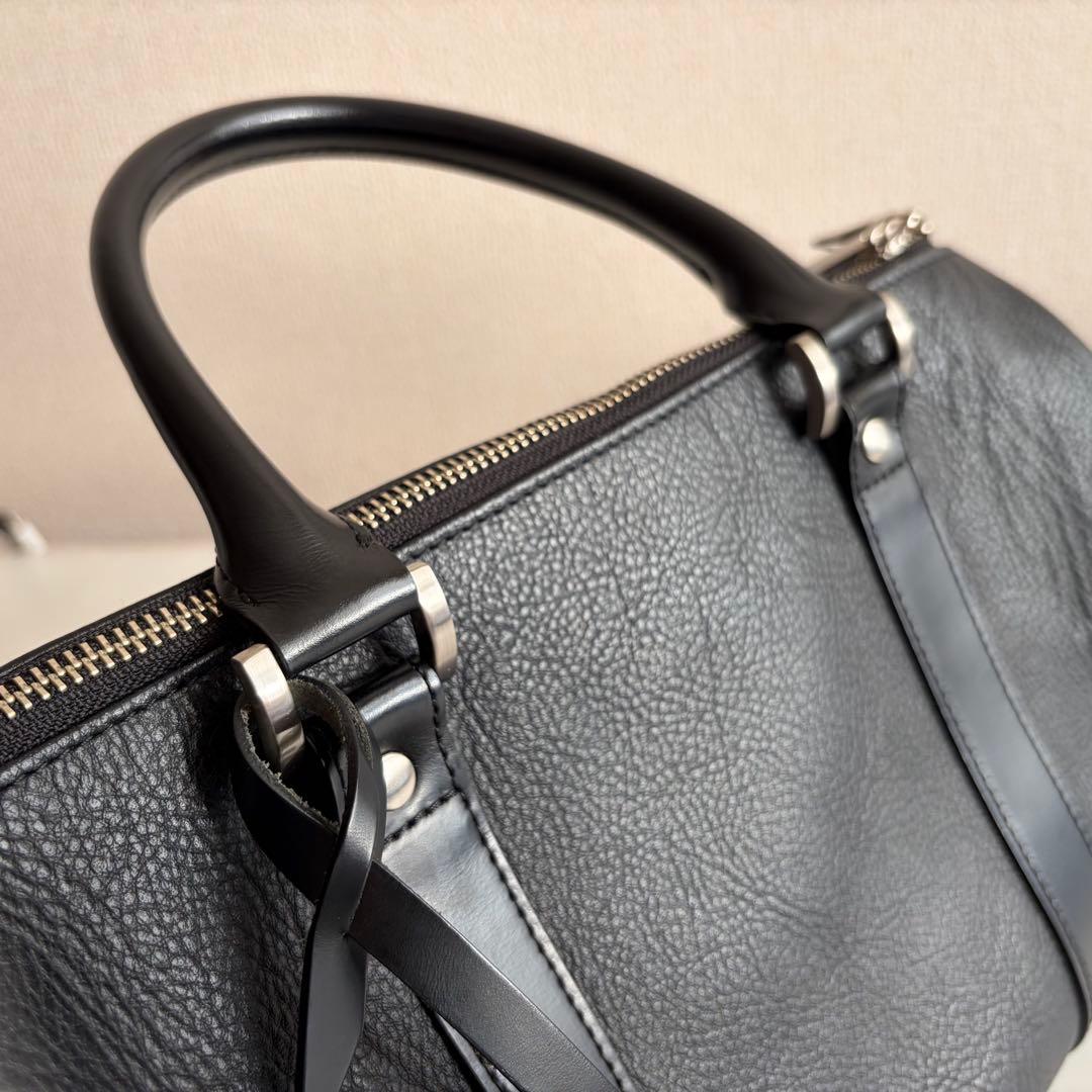 MBハイエンドレザーショルダーバッグ　ブラック