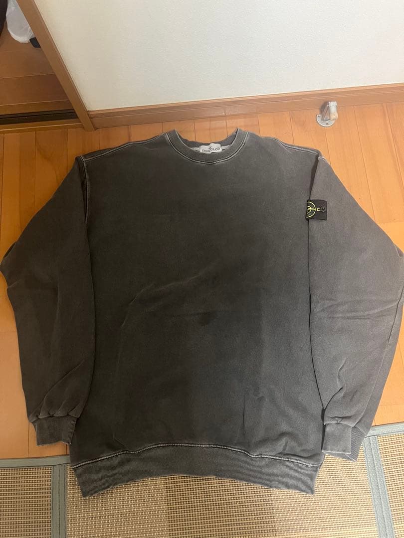 セール中STONE  グレー クルーネック トレーナー