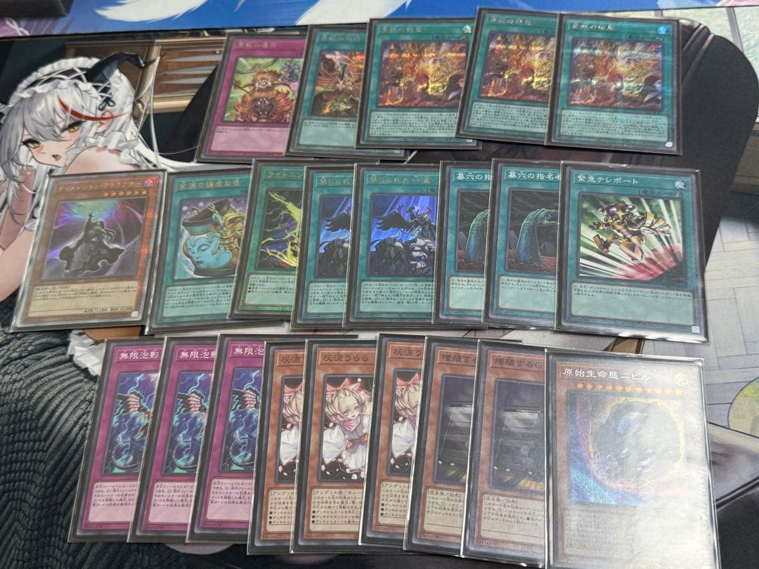 遊戯王OCG 霊獣デッキ　精霊獣使いレラ スリーブ70枚付き 25thシク多数