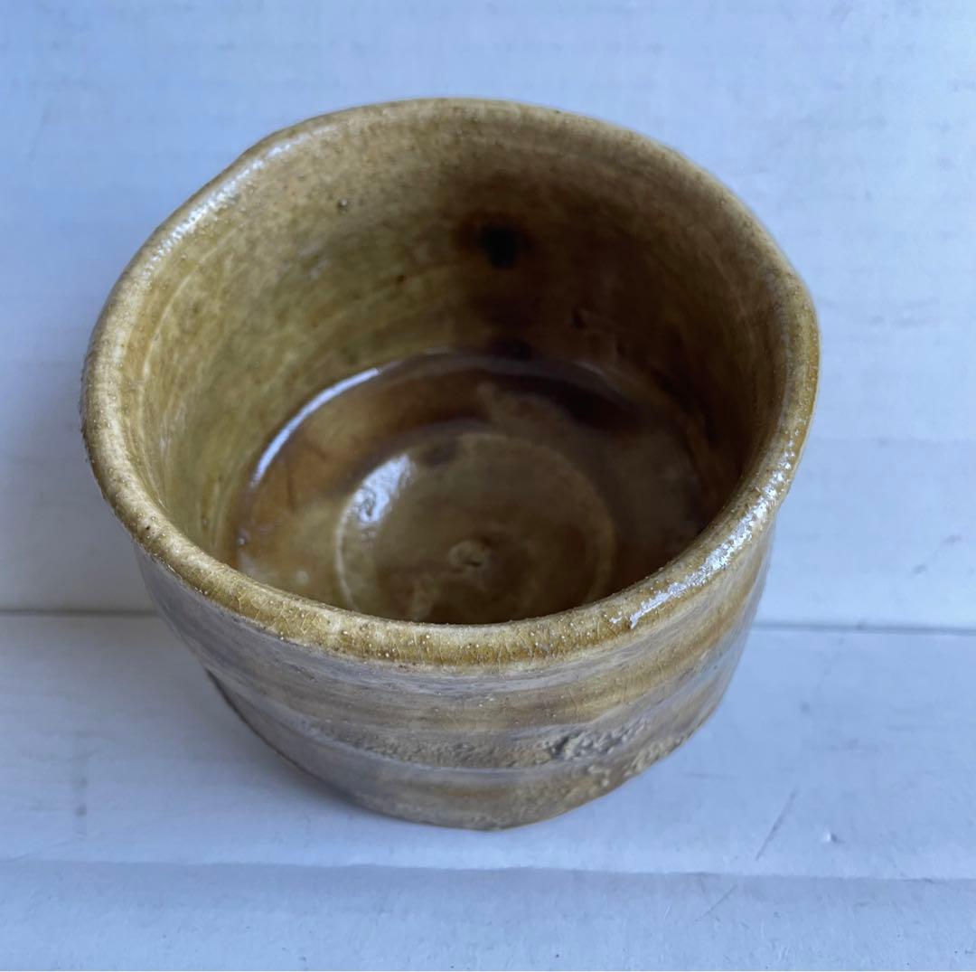 加藤釥　黄瀬戸茶碗