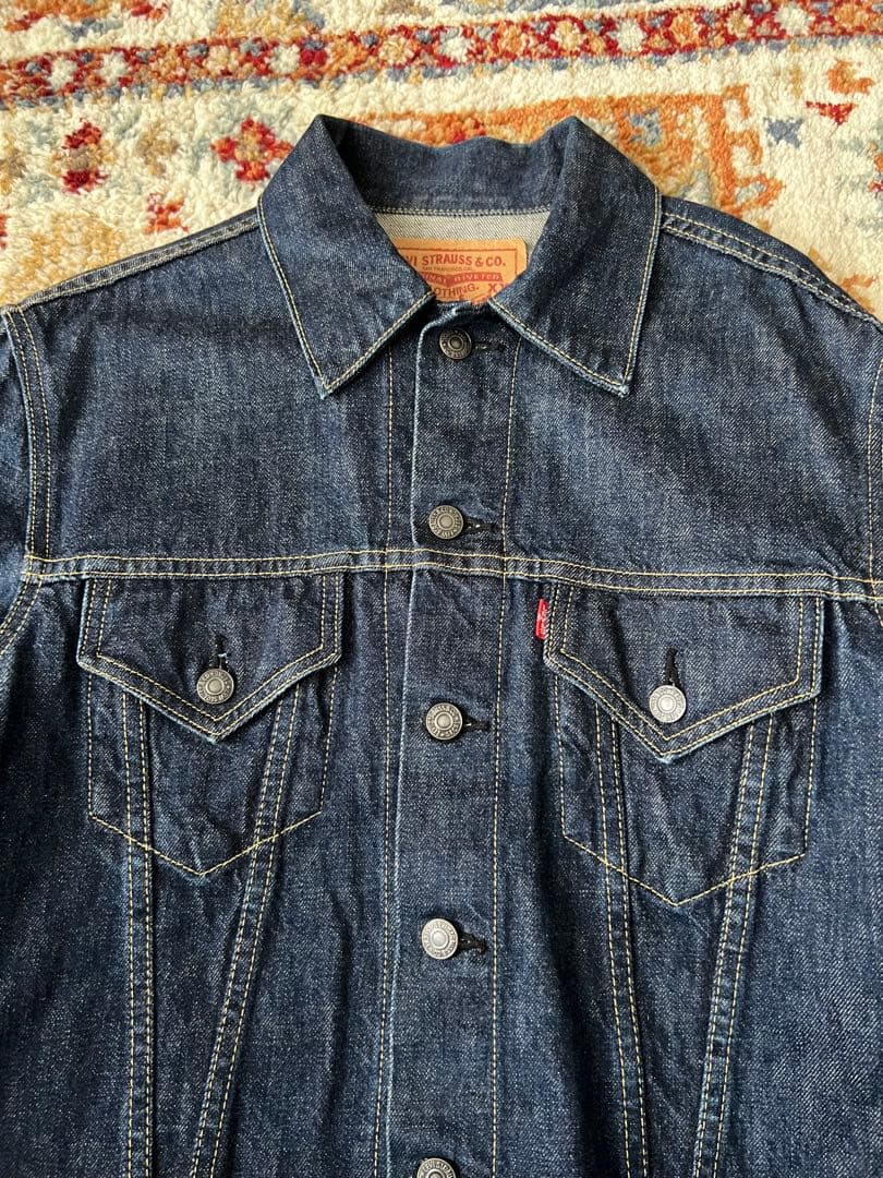 濃紺　リーバイス　デニム ジャケット　日本製 71557 サイズ 40
