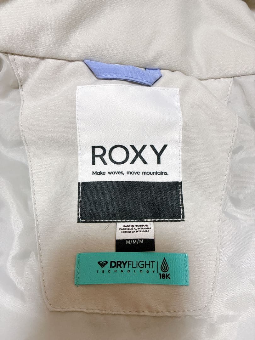 【美品】ROXY スノボウェア M/S 上下セット　ニット帽