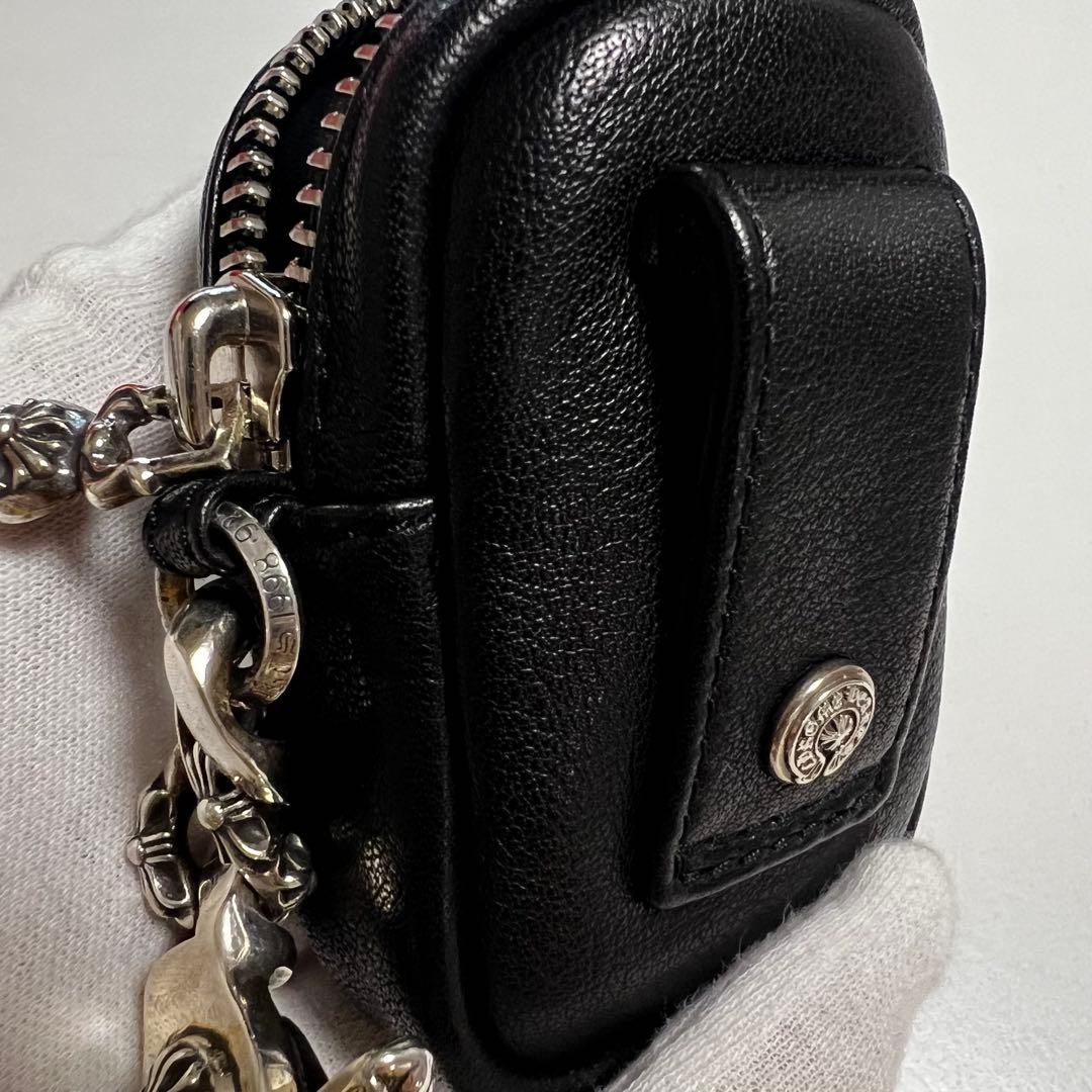 正規品　新品未使用　クロムハーツ マイクロタカ　ファンシーチェーン 黒 タカミニ