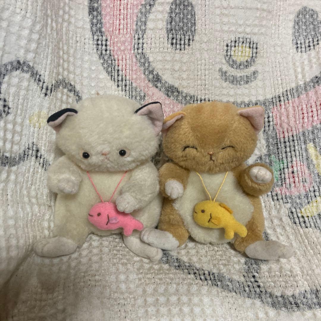 モンスイユ　中国製　猫　ぬいぐるみ　2コセット 中古品