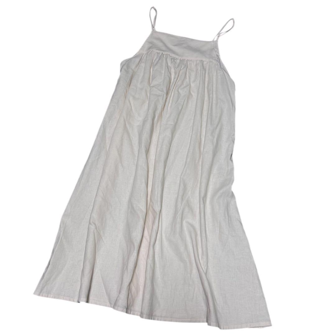 KUBOSANMADE　リネン　キャミソールワンピース　クボサンメイド