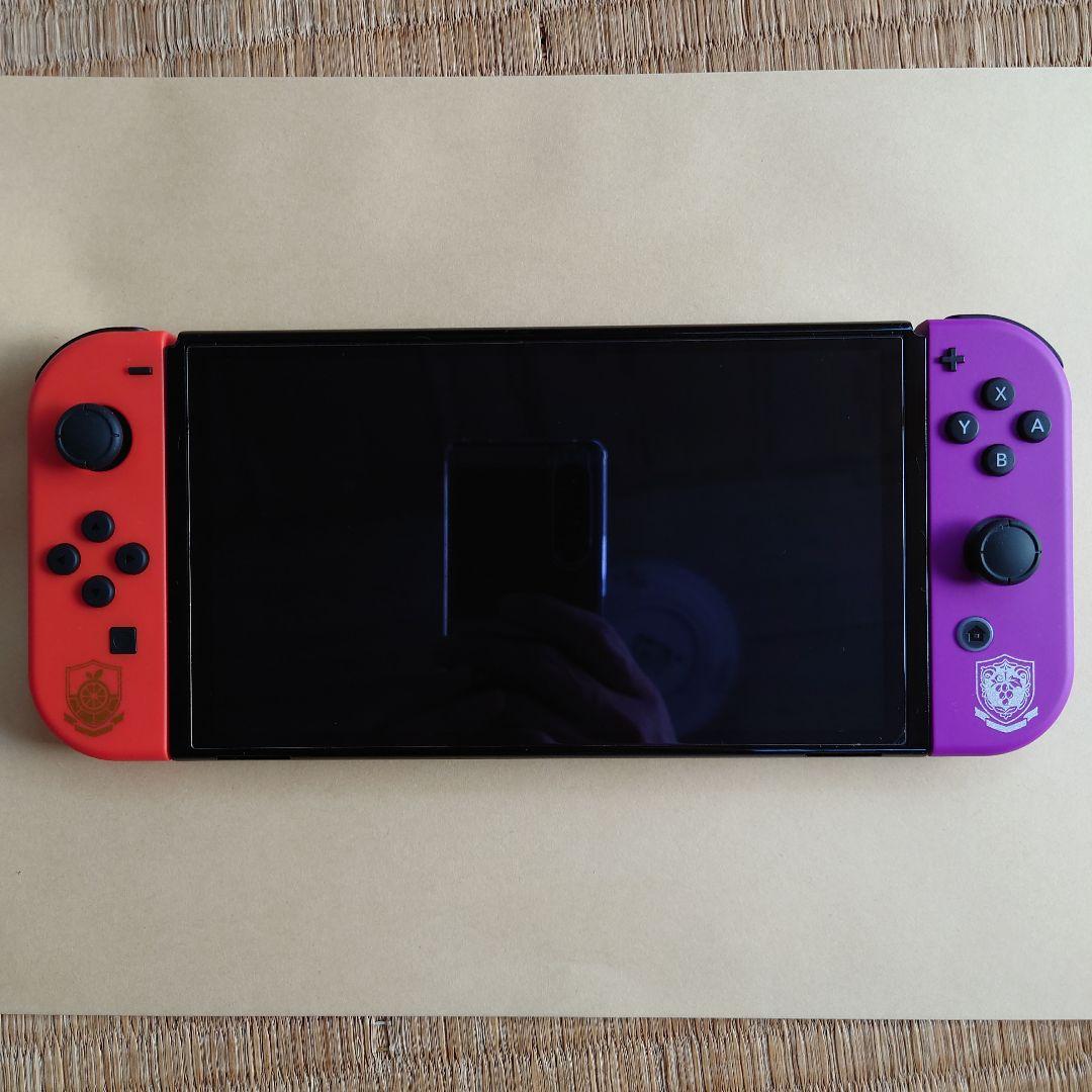 Nintendo Switch 有機ELモデル スカーレット・バイオレット開封済