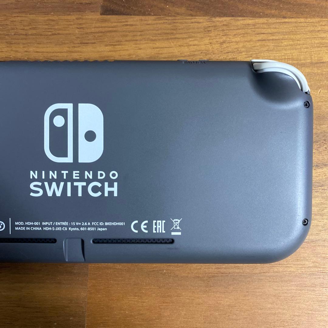 【送料無料】Nintendo Switch Lite本体 グレー 専用ケース付き