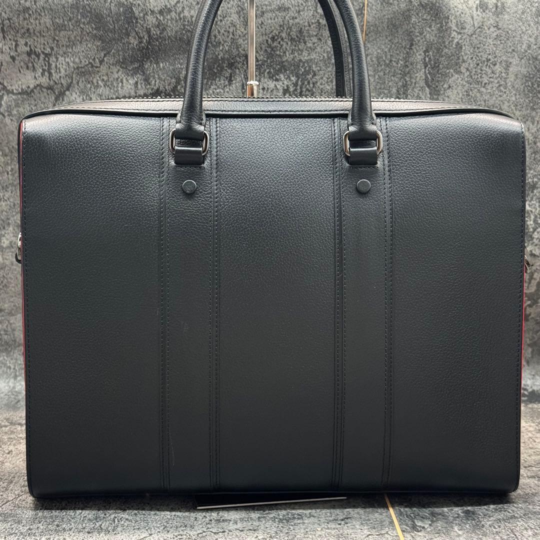 極美品 希少✨クリスチャンルブタン 2way ブリーフケース 斜め掛け レザー