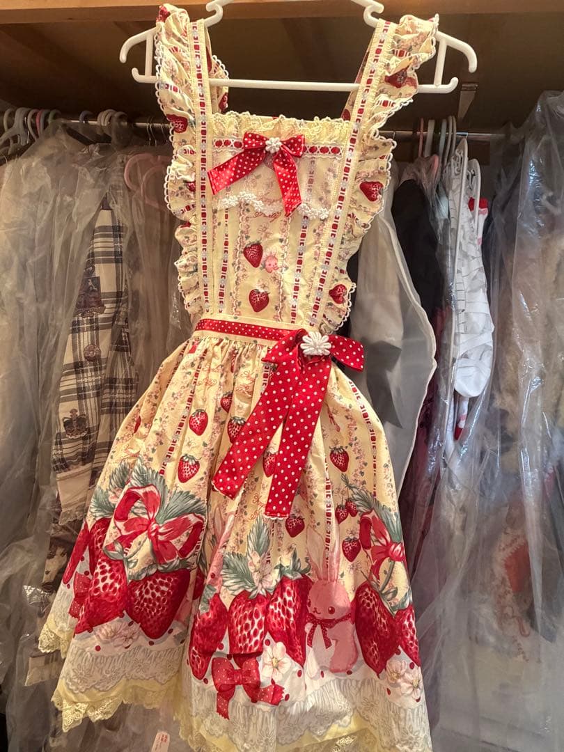 Angelic Pretty Little Bunny Strawberry3点