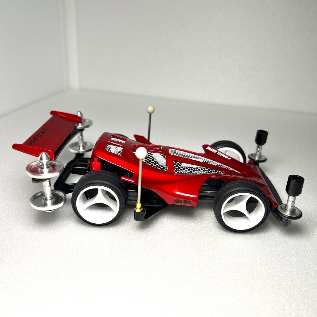 ミニ四駆　ビッグバンゴースト　タミヤ　肉抜　塗装　キャンディ　改造　スーパー1