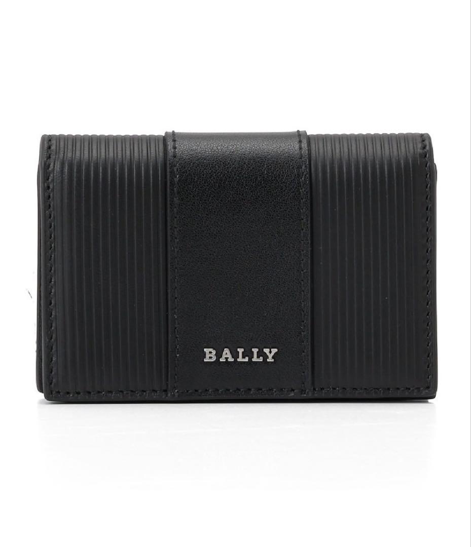 BALLY ブラックレザー 名刺入れ