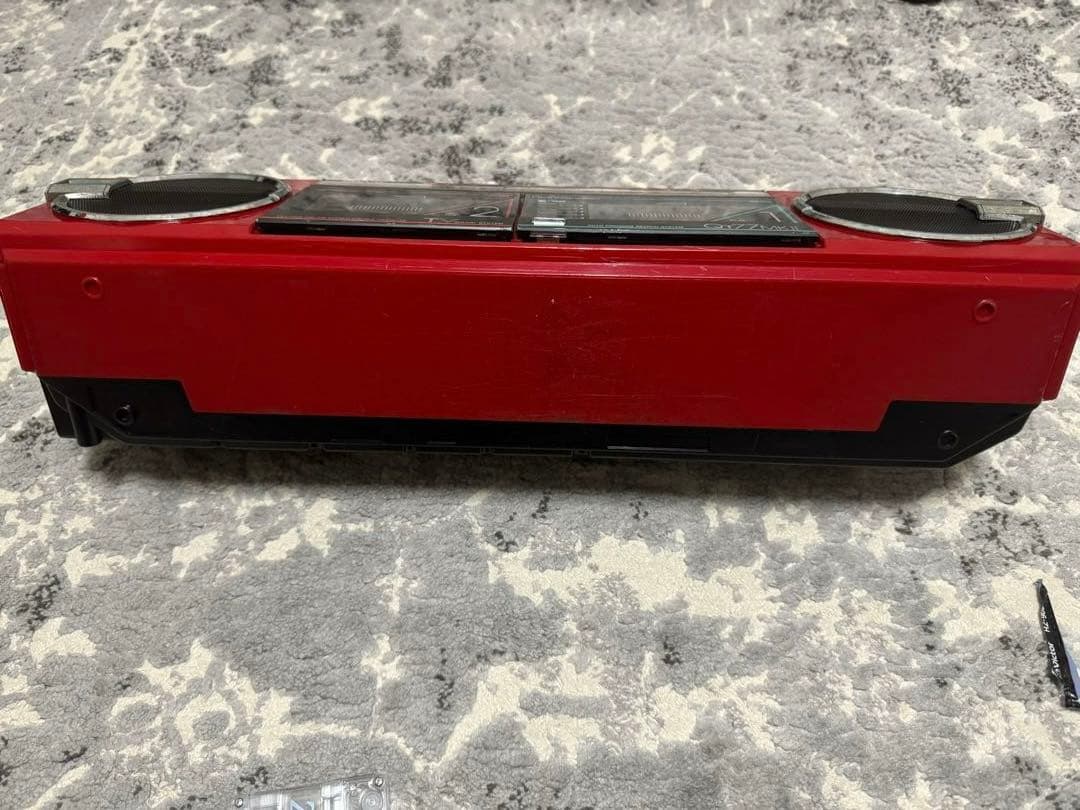 SHARP ステレオダブルカセットQT-77MK II (R)現状品