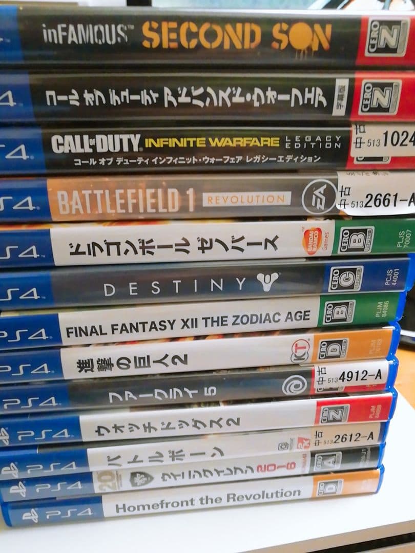 1カセット1500円！！　ps4ソフト　13本　まとめ売り　限定