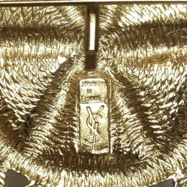 希少♡ヴィンテージ♡イヴサンローラン♡カラーストーン♡ブローチ兼ペンダントトップ