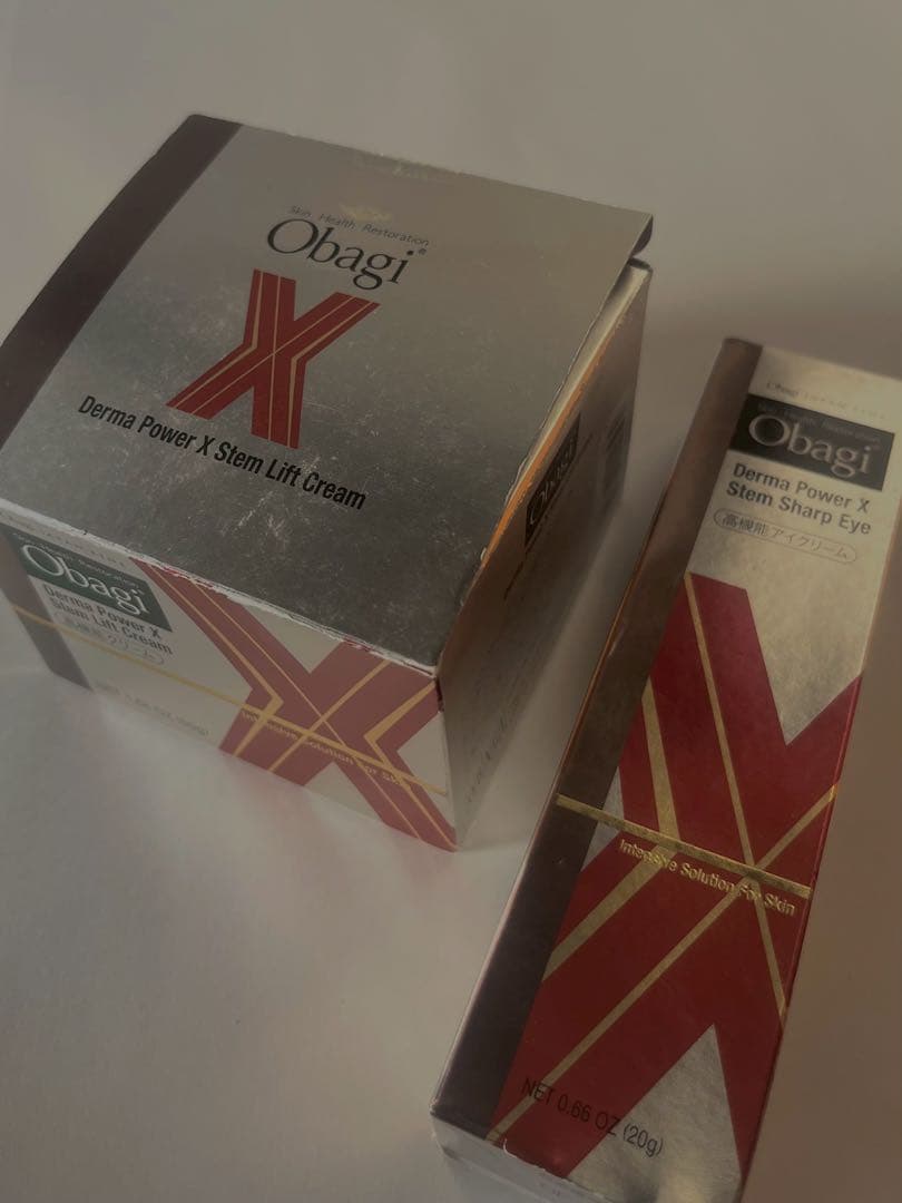 オバジダーマパワーXステムリフトクリーム　50gとダーマパワーXステムシャープ