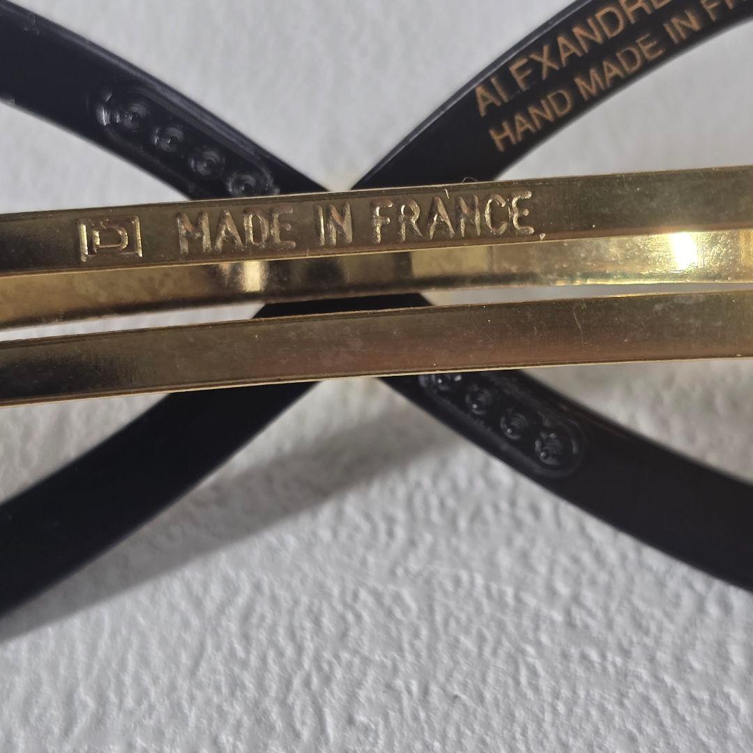 新品同様　ALEXANDRE DE PARIS　リボンバレッタ　８cm