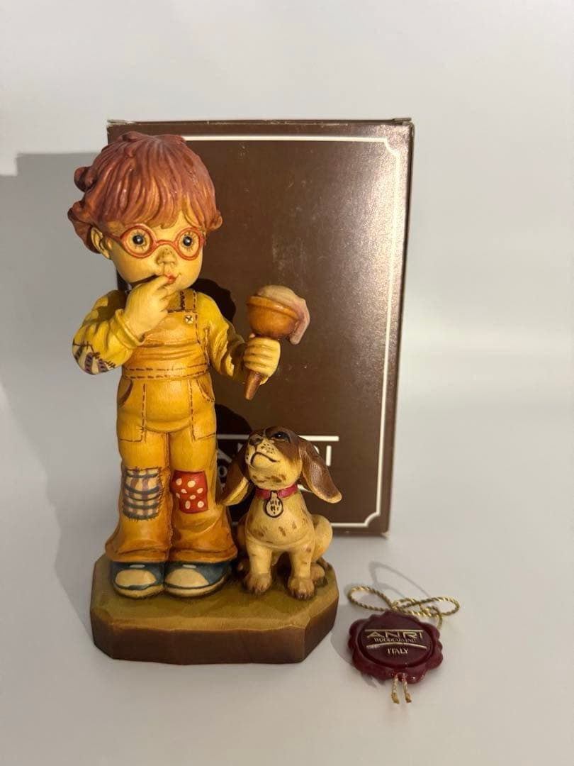 ANRI 木彫り人形 4000体限定 アンリ フィギュア フィギュリン