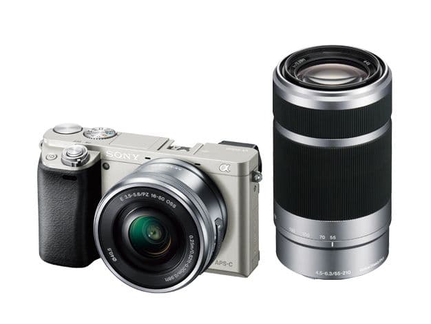 SONY α6000Y ミラーレスカメラ シルバー　ダブルレンズキット