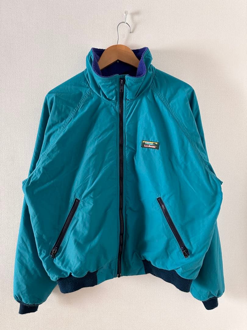 80s USA製 エルエルビーン ウォームアップ ジャケット メンズ L