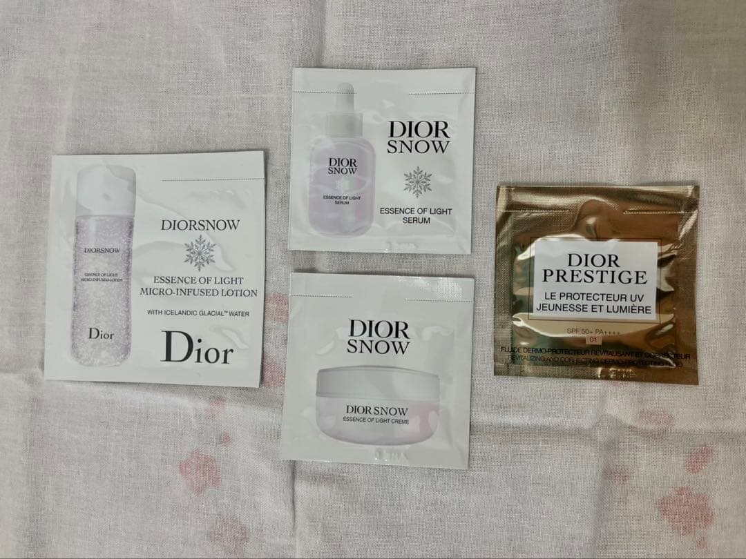 【未使用】j'adoreボディ&ヘアオイル＋ボディークリーム＋サンプルのおまけ付