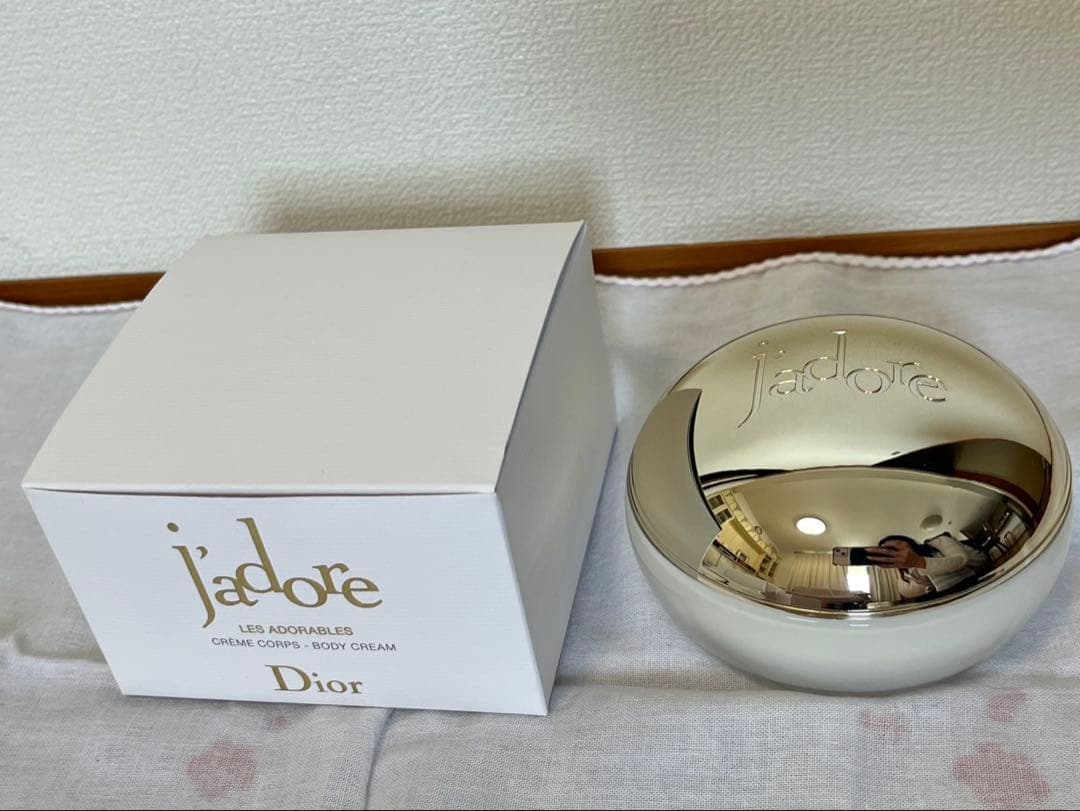 【未使用】j'adoreボディ&ヘアオイル＋ボディークリーム＋サンプルのおまけ付