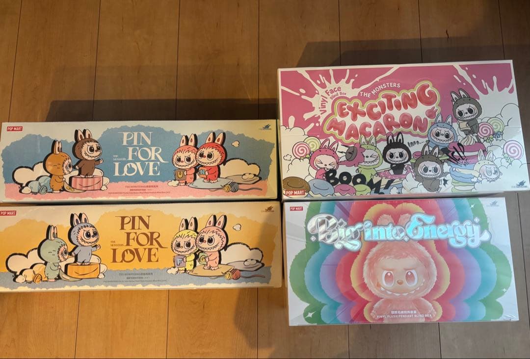 【年末一掃販売】POPMART the monster（ラブブ）シリーズ　4種