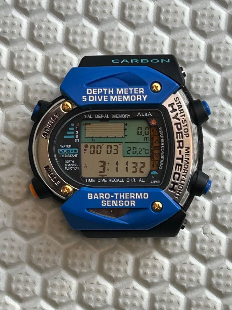 セイコー ALBA ハイパーテック W760-4A10 ベルト無 ジャンク扱い