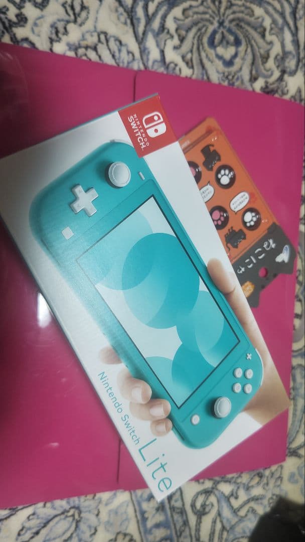 【ほぼ新品】Nintendo Switch Lite ターコイズ　＋保護フィルム