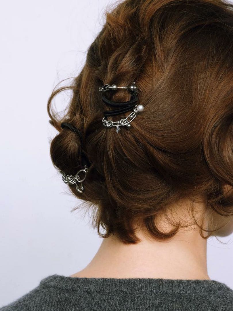 heyep へイップ CHARMS HAIR TIES 3 PIECE SET