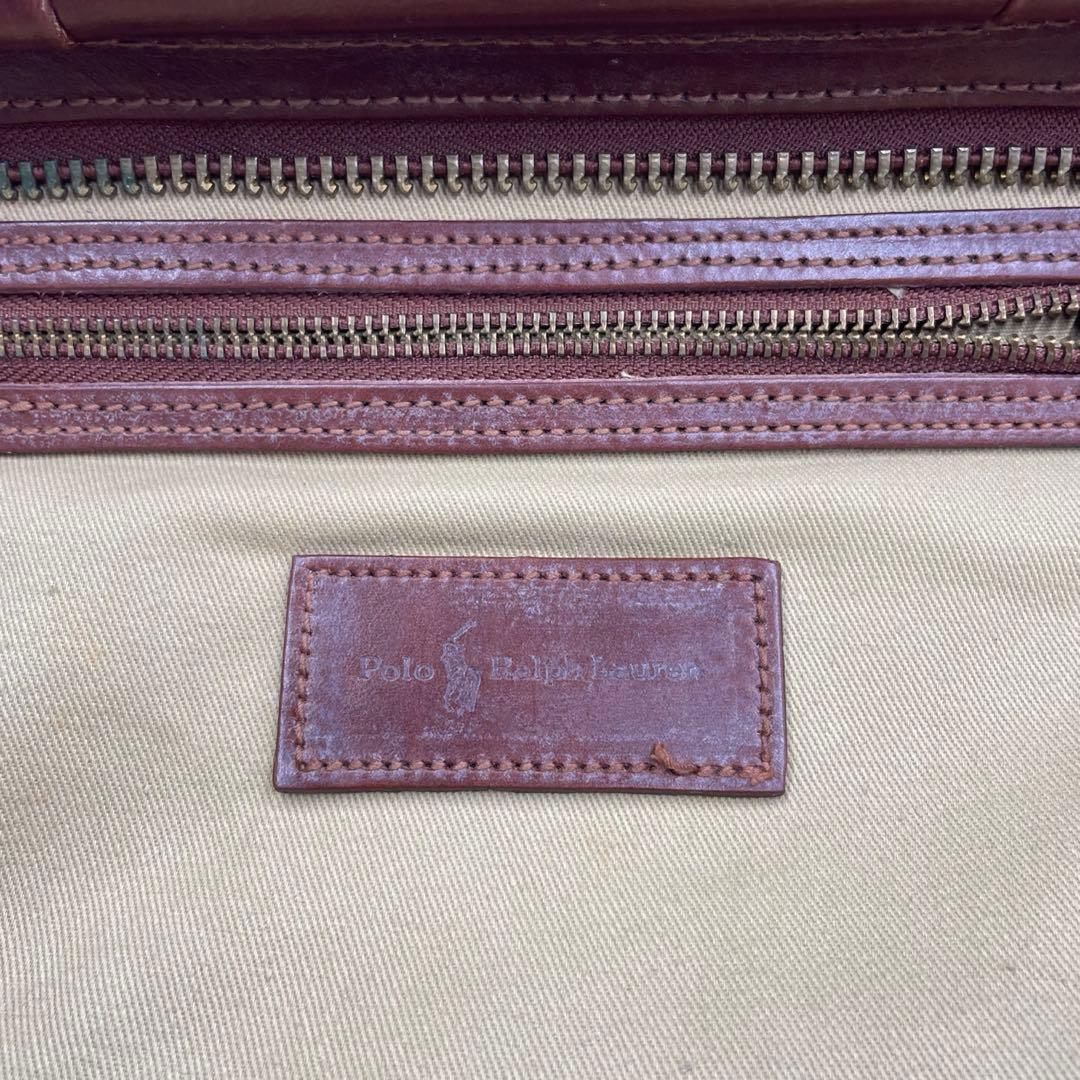 90s POLO RALPH LAURE ボストンバック　チェック柄