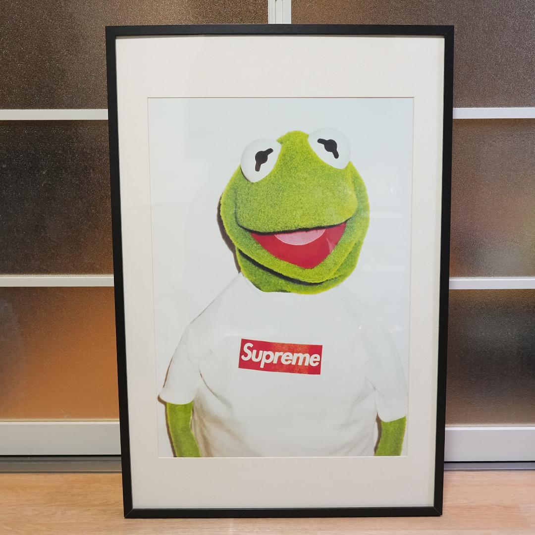 額装込み supreme カーミット ポスター シュプリーム