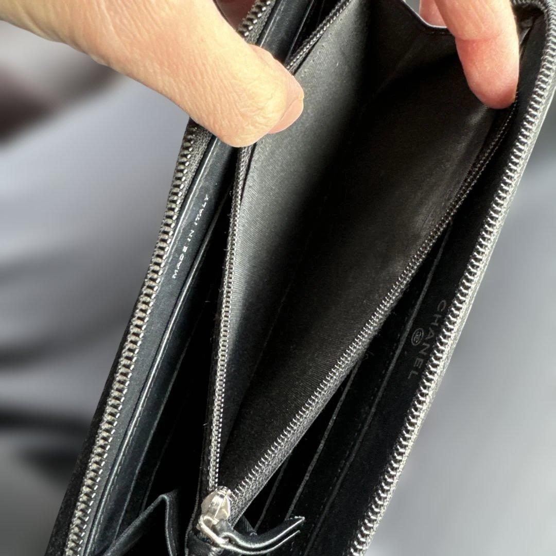 シャネル CHANEL ココマーク ラウンドファスナー 長財布