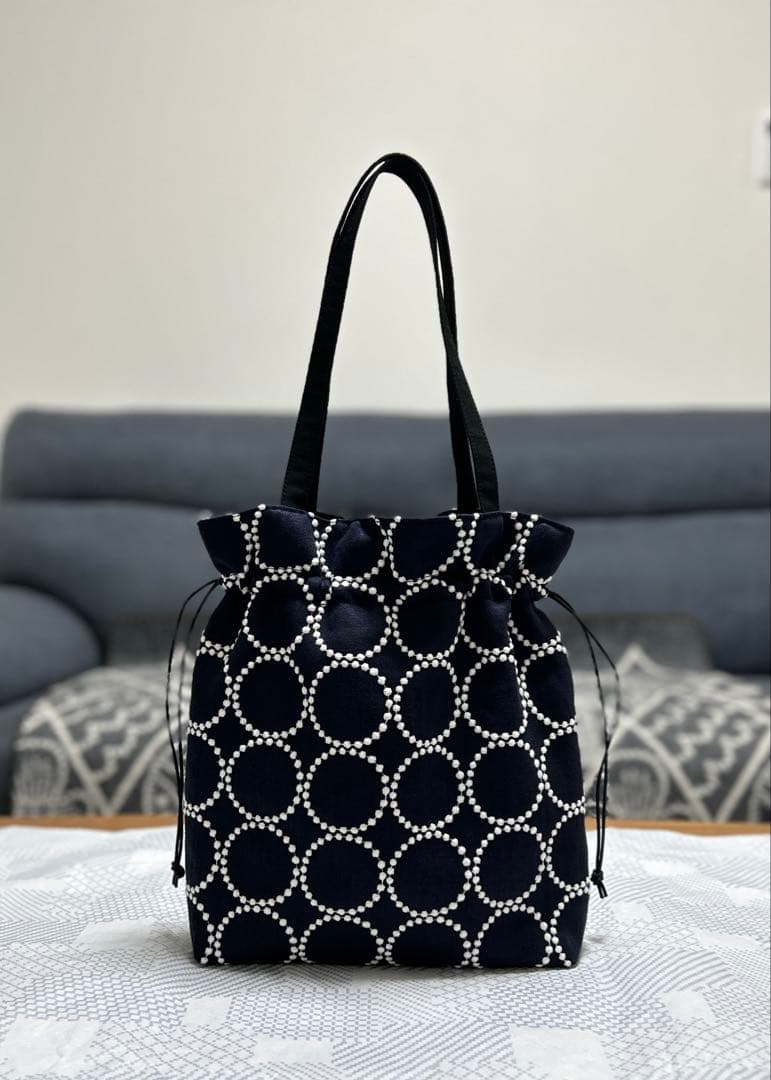 サンプル価格♡ハンドメイド♡ミナペルホネン♡tambourine♡きんちゃくトー