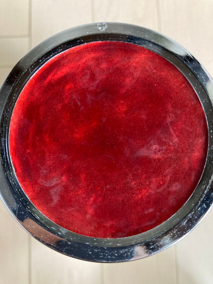 七宝焼花瓶　木箱・台座付