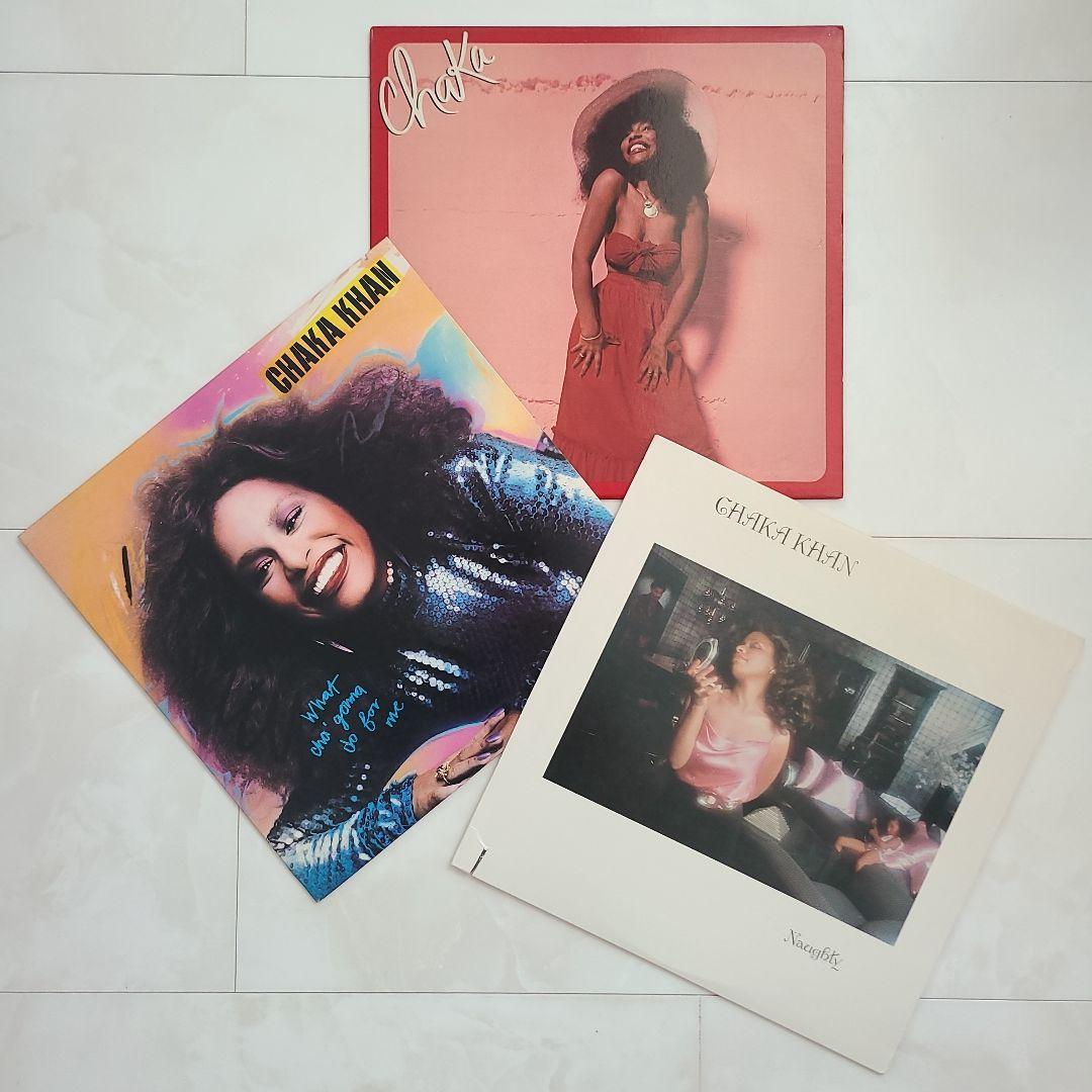 ★全てＵＳオリジナル盤★『ＣＨＡＫＡ ＫＨＡＮ』ソロ初期名盤ＬＰ３枚セット