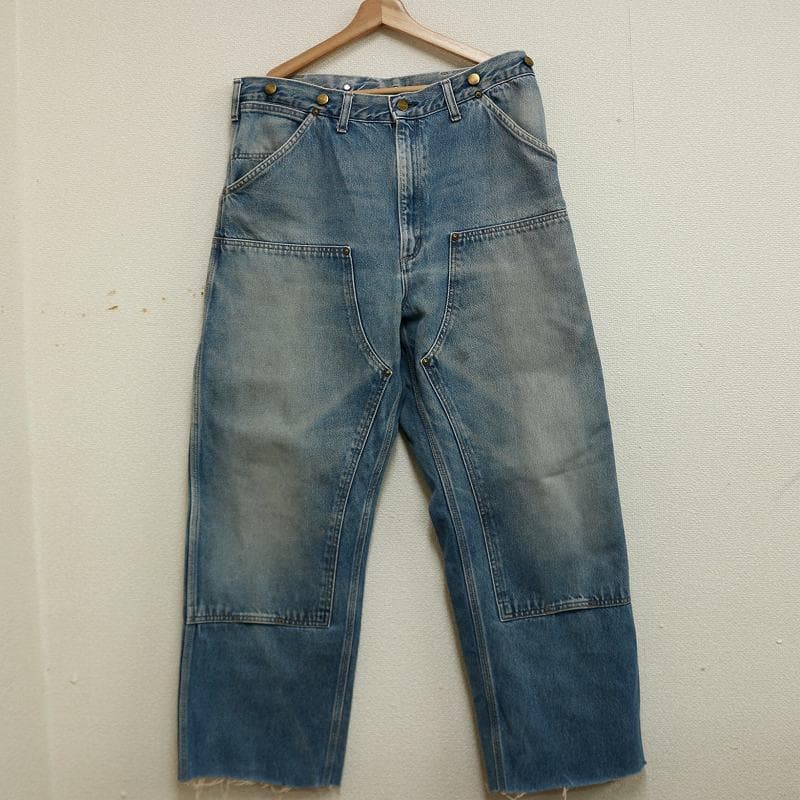 ★カーハート★デニムダブルニーペインターデニムパンツ WU138 36×34★