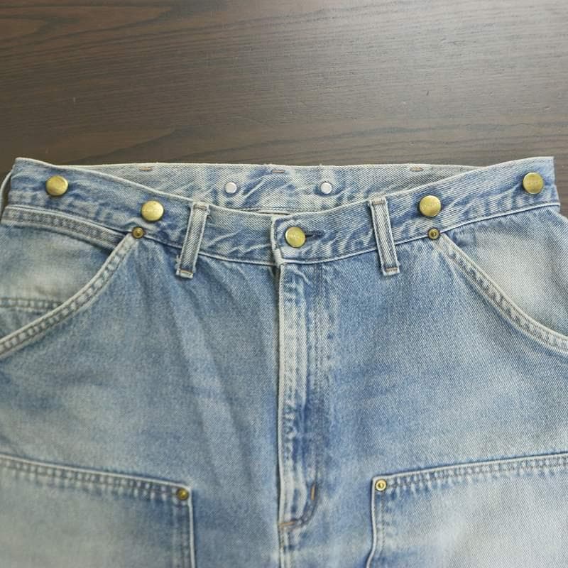 ★カーハート★デニムダブルニーペインターデニムパンツ WU138 36×34★