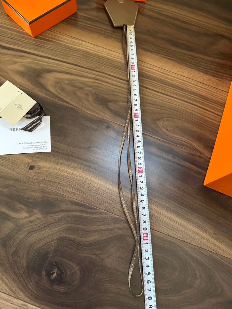 【新品未使用】　HERMES エルメス　クロシェット　ネックレス　エトゥープ