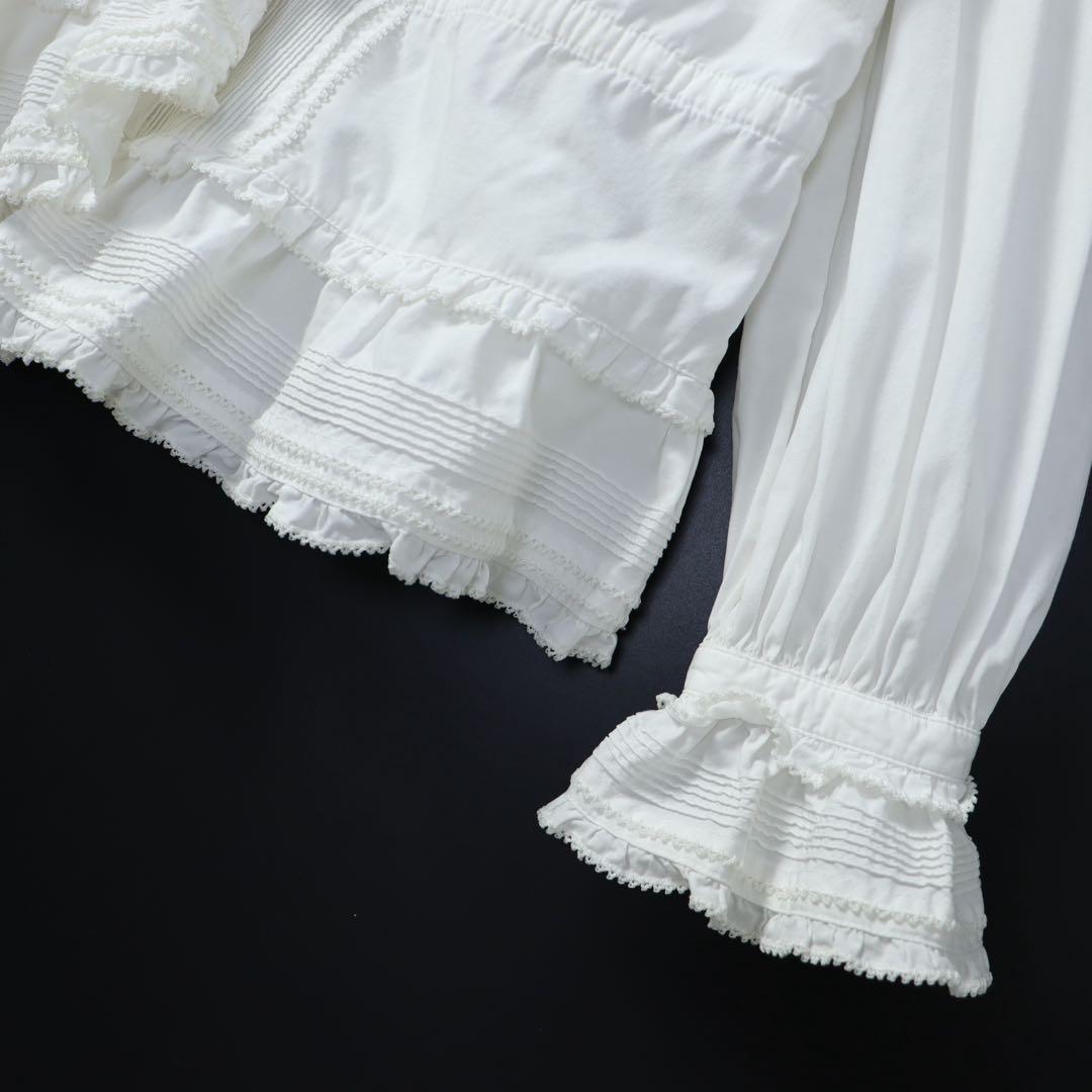 PINK HOUSE ピンクハウス　フリル　ブラウス　シャツ　白　ドレス