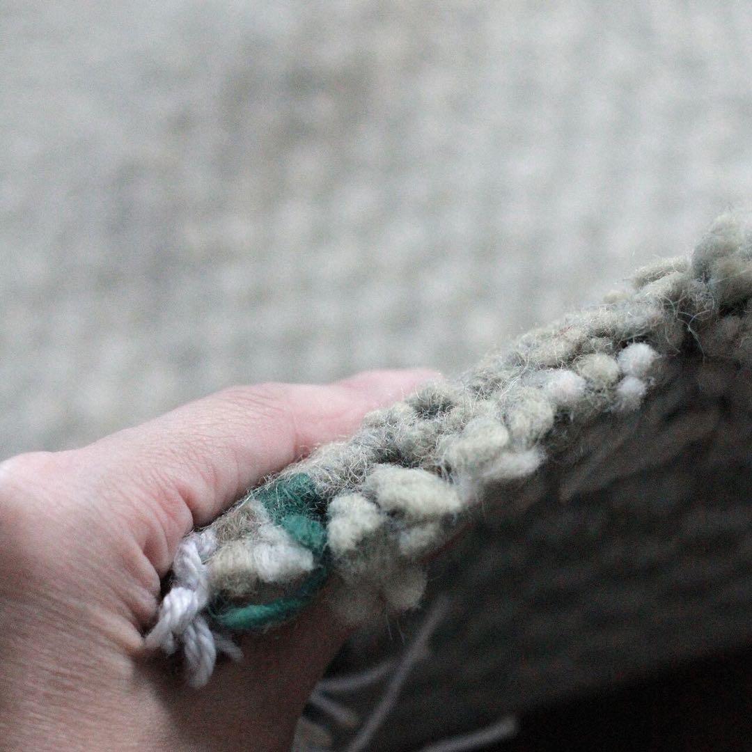 【送料込】希少！ザナフィ モロッコラグ ベージュ119×72cm