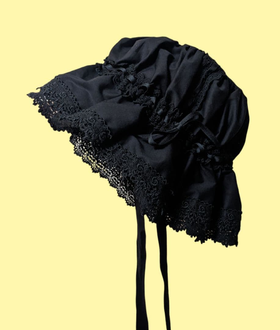 ALICEandthePIRATES メイドキャップ Black