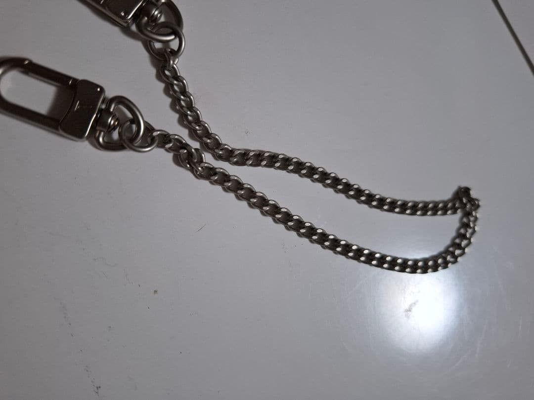 極美品　 シルバーチェーン 希少 ルイ ヴィトン ウォレットチェーン