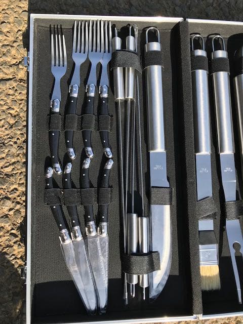 訳有りBBQ調理器具セット　バーベキュー　17点セット　バーベキューセット 新品