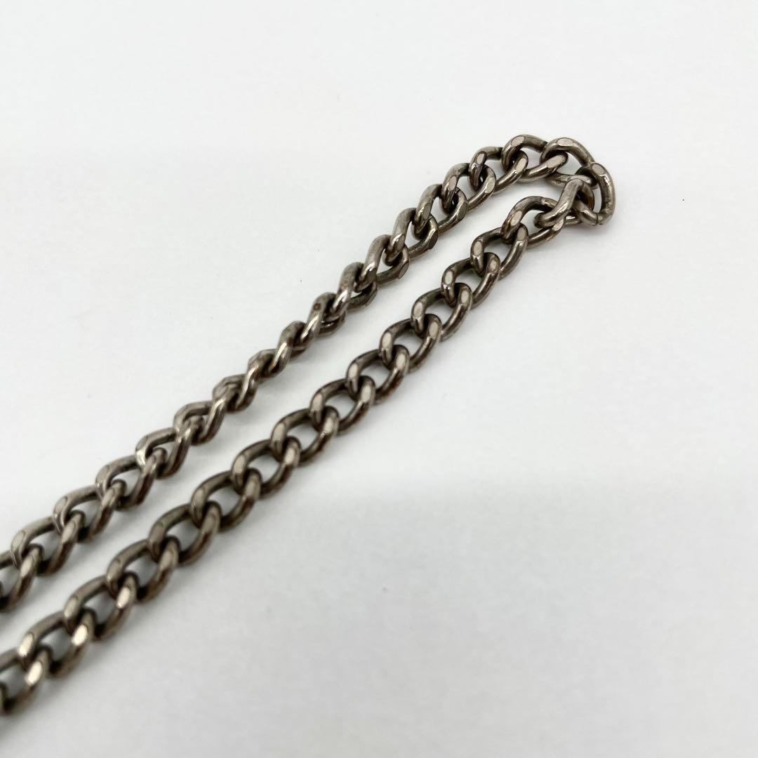 【美品】ルイヴィトン アコルディオン用 シルバーチェーン ロゴ刻印 チャーム