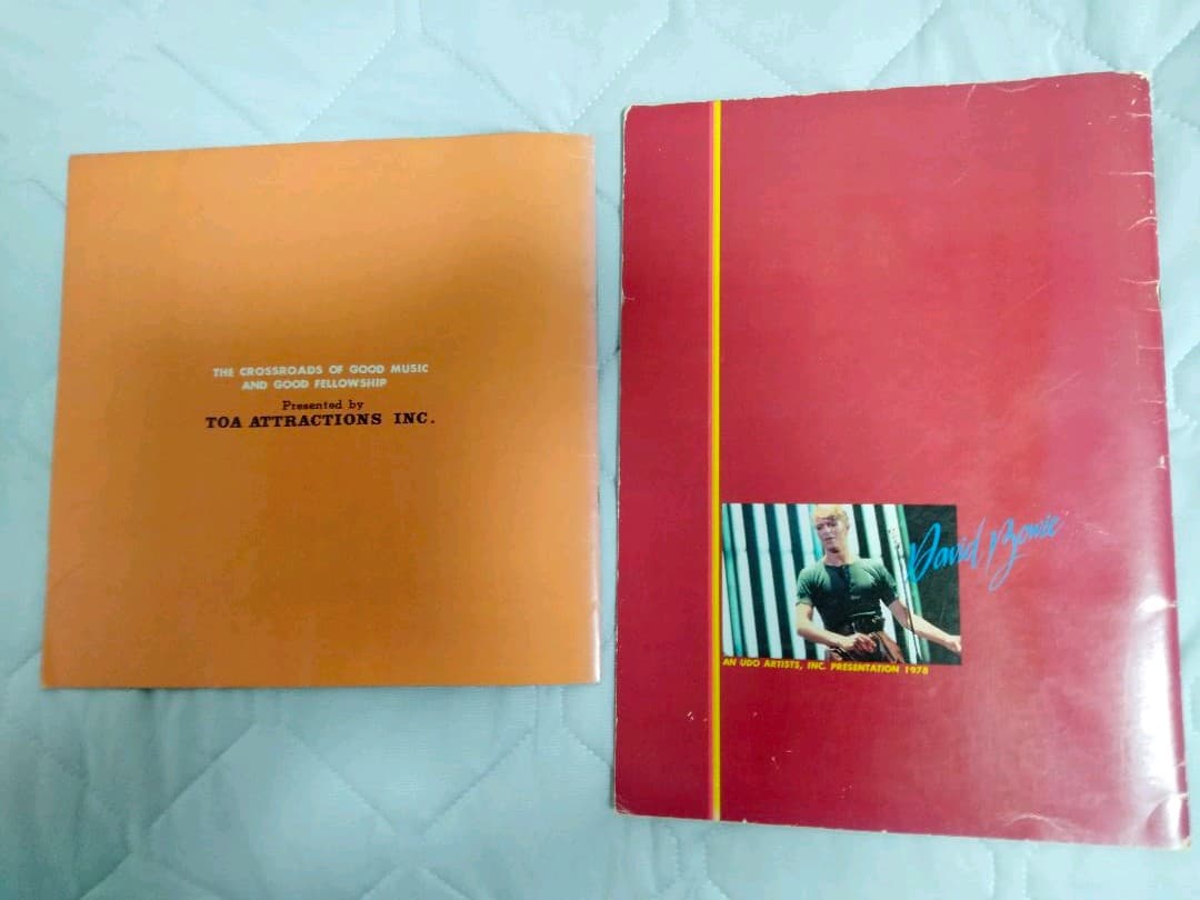 デヴィッド・ボウイ　来日ツアーパンフレット