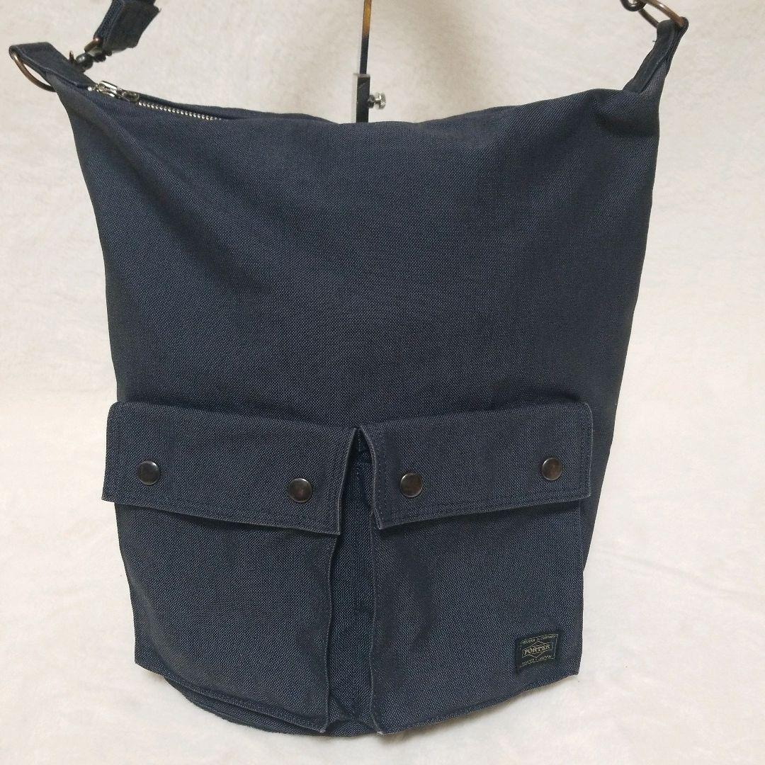 【美品】ポーター　PORTER　スモーキー　ボンサック　ドラム　大容量　希少