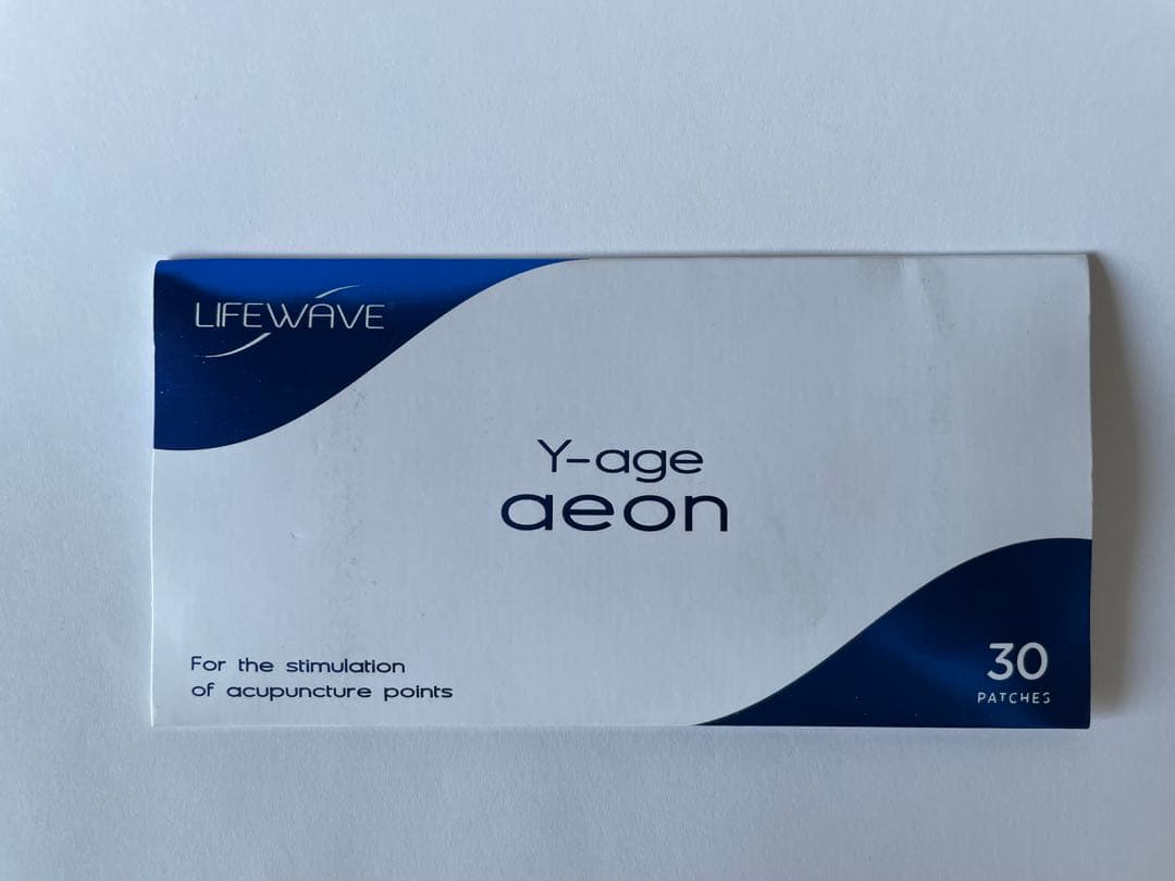 健康アクセサリー LIFEWAVE Y-age aeon 30 PATCHES
