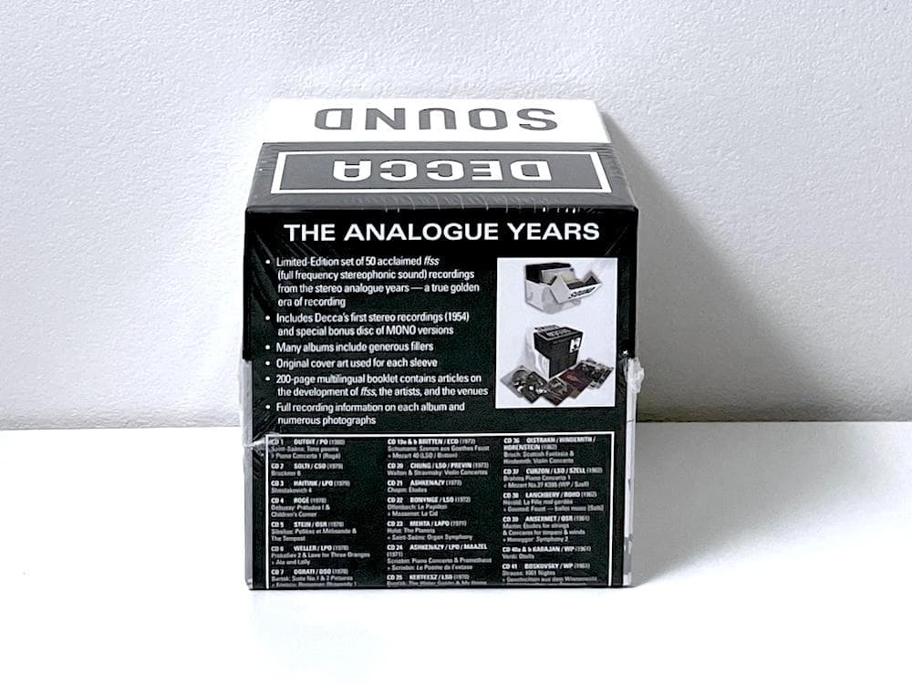 新品 廃盤 BOX DECCA SOUND THE ANALOGUE YEARS