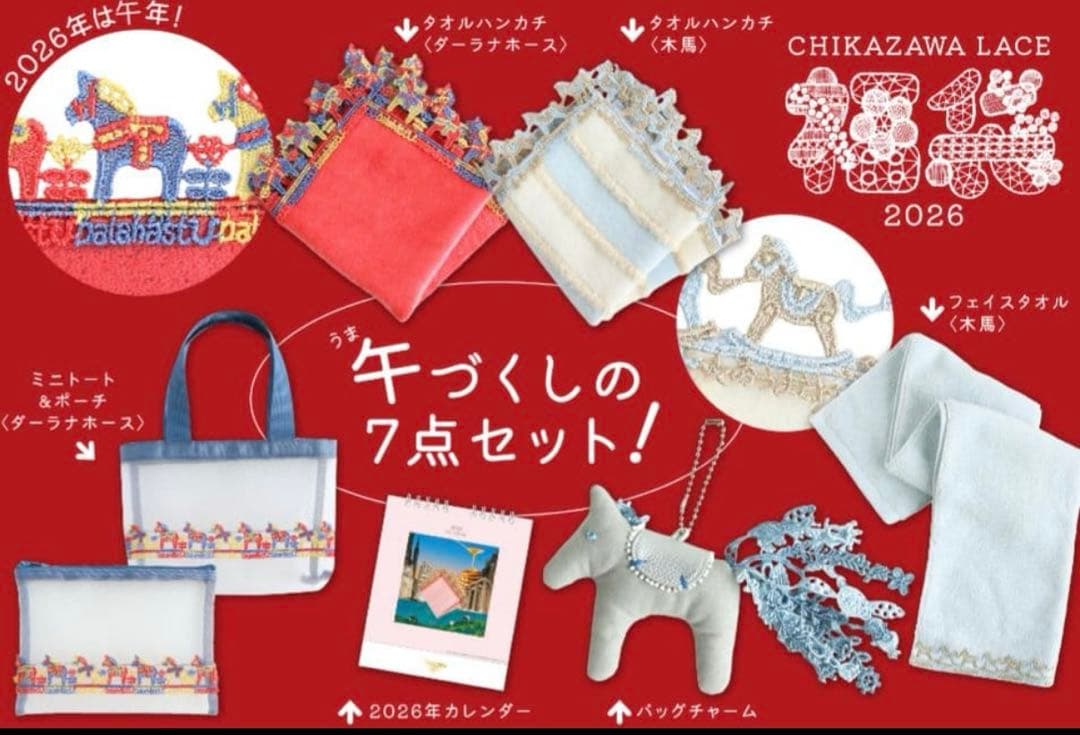 近沢レース　2026福袋　※抜き取りなし