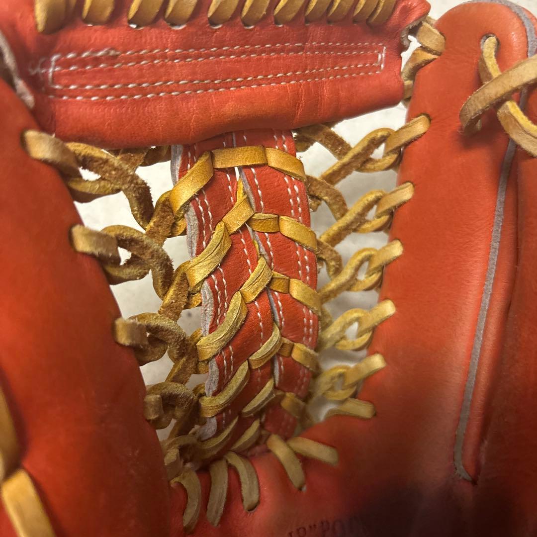 スラッガー外野手用硬式グローブ オレンジ